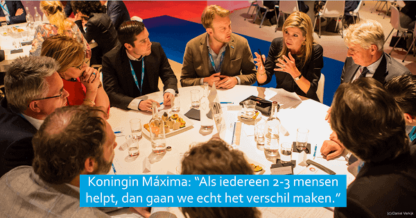 Koningin Máxima aanwezig Koningin Máxima bij nlgroeit Jaarevent 2018