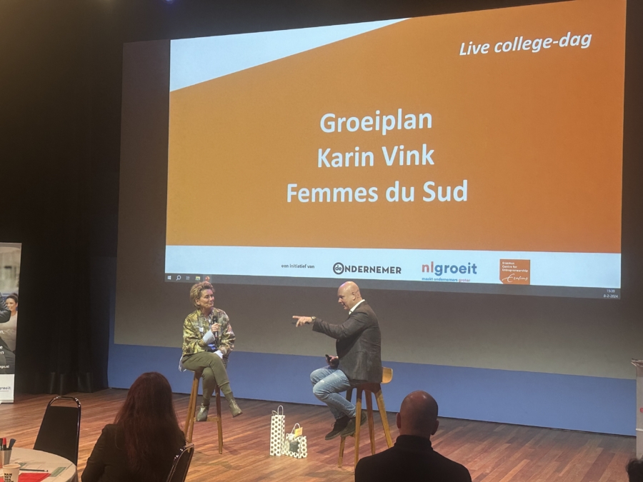 IMG_0607 3 Karin Vink Femmes du Sud Groeicollege winnaar